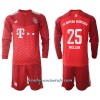 Conjunto (Camiseta+Pantalón Corto) Manga Larga FC Bayern de Múnich Thomas Muller 25 Primera Equipación 2021/22 - Niño